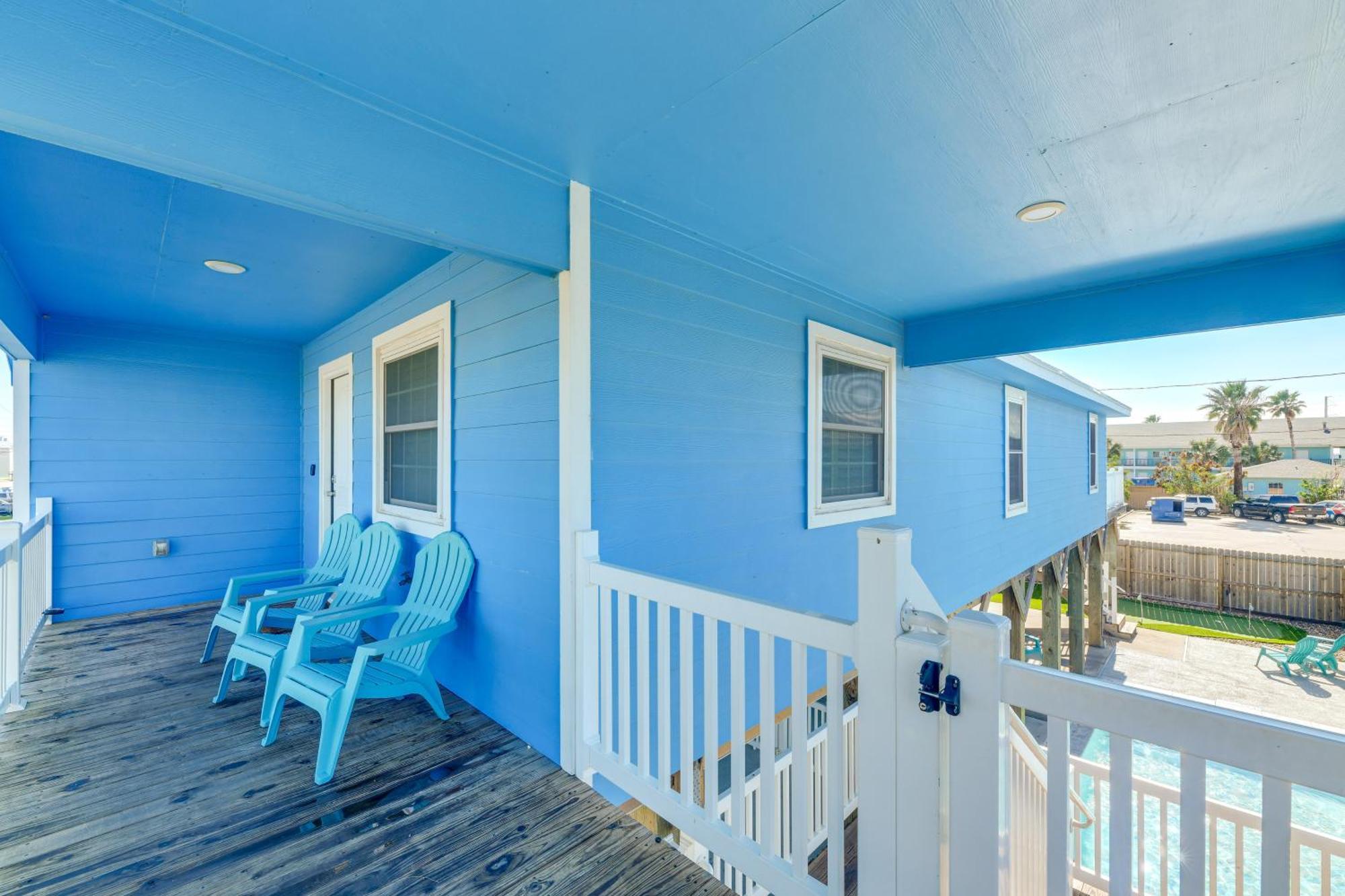 Trendy Port Aransas Home With Private Pool And Deck! Exterior foto