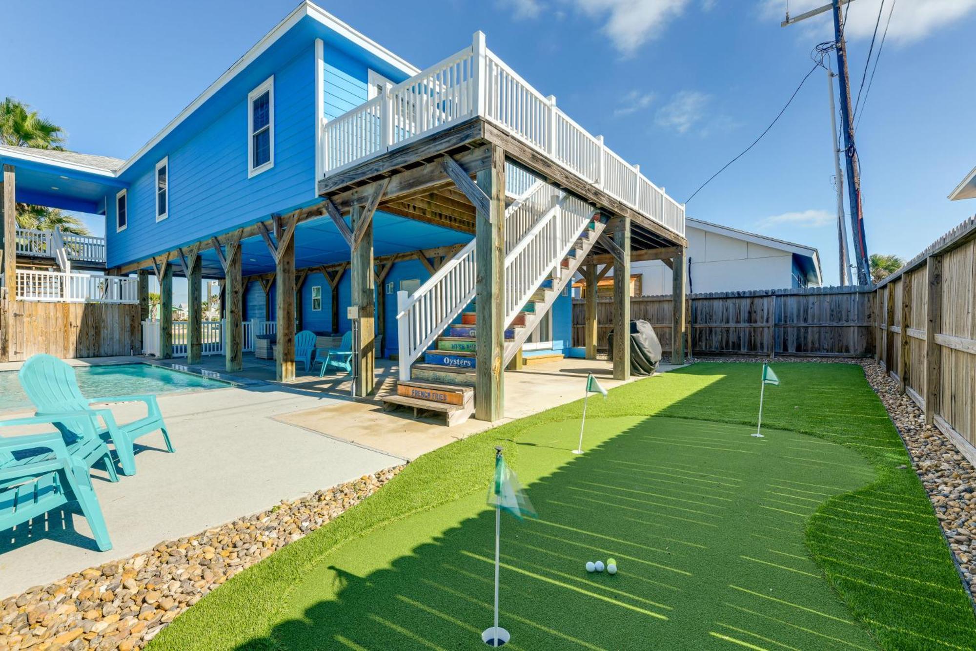 Trendy Port Aransas Home With Private Pool And Deck! Exterior foto